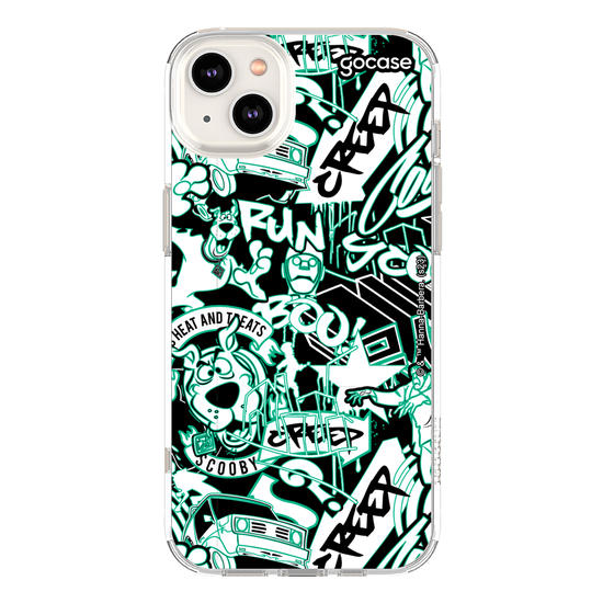 Capinha para celular Scooby-Doo - Green mistery Pattern