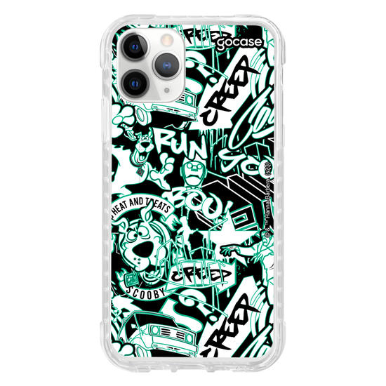 Capinha para celular Scooby-Doo - Green mistery Pattern