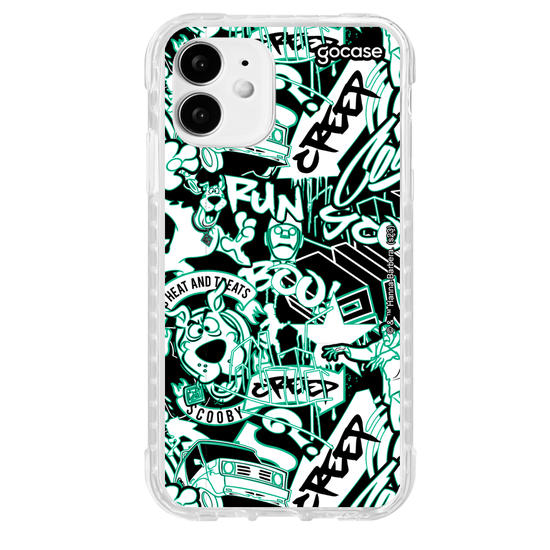 Capinha para celular Scooby-Doo - Green mistery Pattern