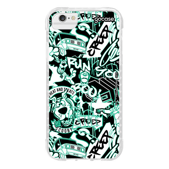 Capinha para celular Scooby-Doo - Green mistery Pattern