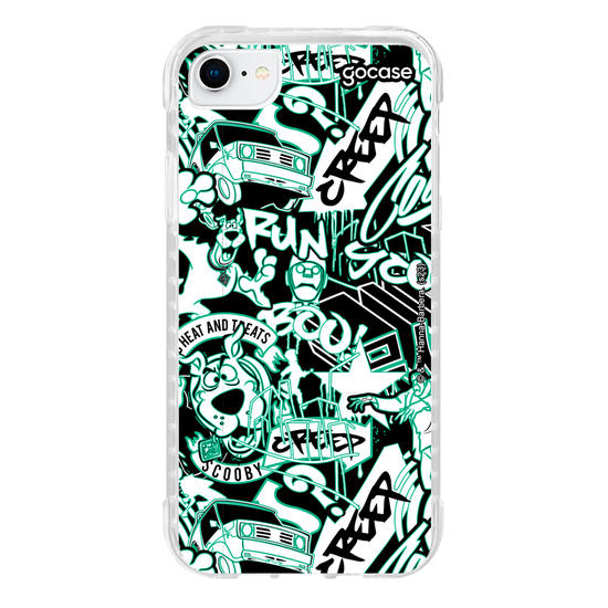 Capinha para celular Scooby-Doo - Green mistery Pattern