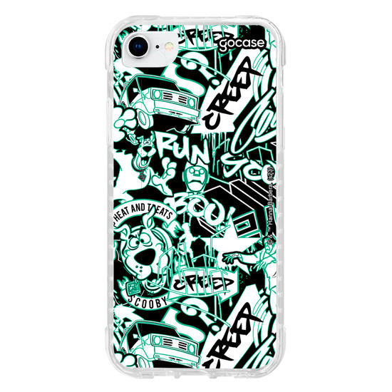Capinha para celular Scooby-Doo - Green mistery Pattern
