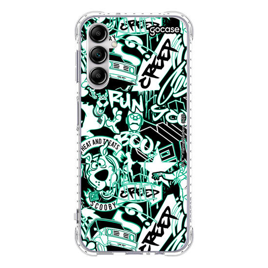 Capinha para celular Scooby-Doo - Green mistery Pattern
