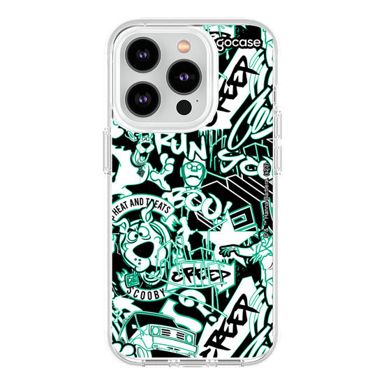 Capinha para celular Scooby-Doo - Green mistery Pattern
