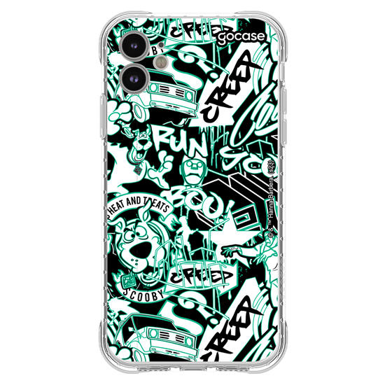 Capinha para celular Scooby-Doo - Green mistery Pattern