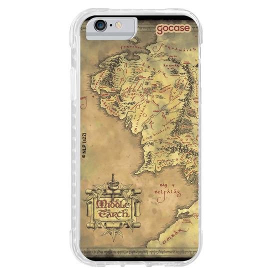 Capinha para celular Senhor do Anéis - Middle a Farth