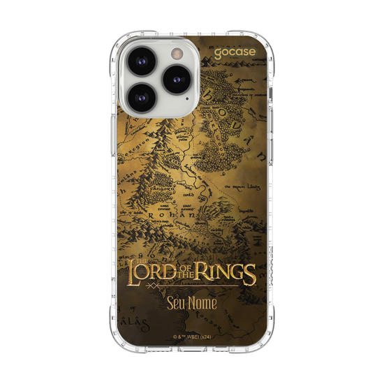 Capinha para celular Senhor dos Anéis - Middle Earth Map