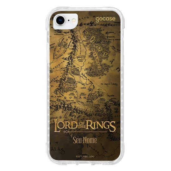 Capinha para celular Senhor dos Anéis - Middle Earth Map
