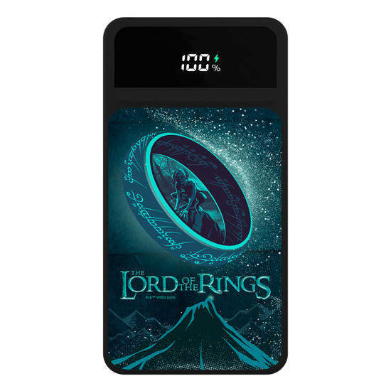 Carregador Portátil Turbo 10000mah Preto - The Lord of the Rings - Ring & Gollum