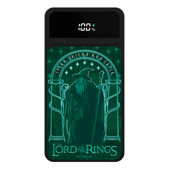 Carregador Portátil Turbo 10000mah Preto - The Lord of the Rings - Gandalf Portal