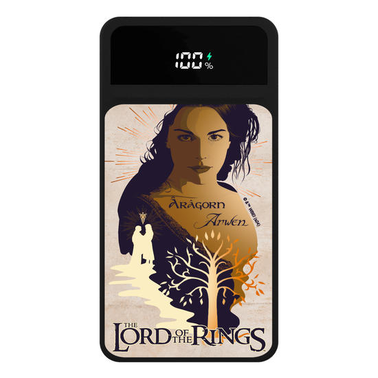 Carregador Portátil Turbo 10000mah Preto - The Lord of the Rings - Aragorn & Arwen