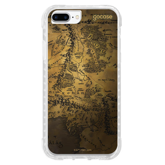 Capinha para celular  O Senhor dos Anéis - Middle Earth Map Clean