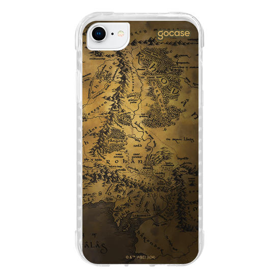 Capinha para celular  O Senhor dos Anéis - Middle Earth Map Clean