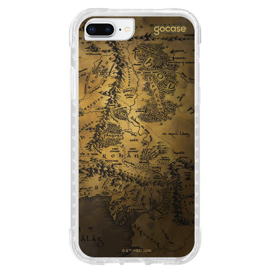 Capinha para celular  O Senhor dos Anéis - Middle Earth Map Clean