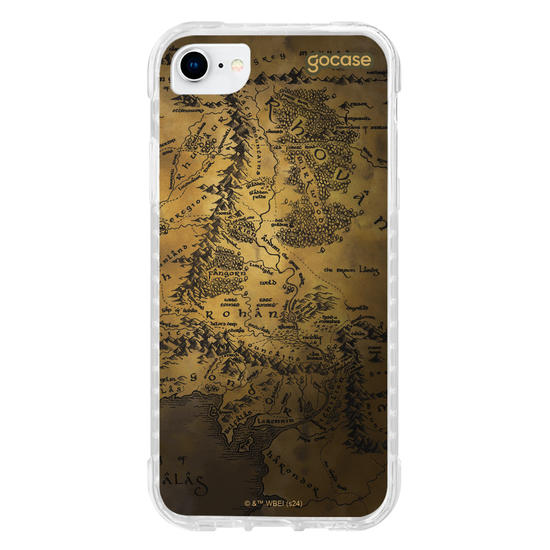 Capinha para celular  O Senhor dos Anéis - Middle Earth Map Clean