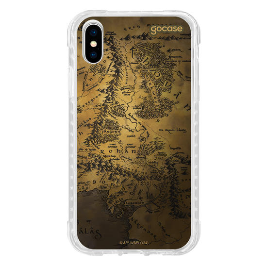 Capinha para celular  O Senhor dos Anéis - Middle Earth Map Clean