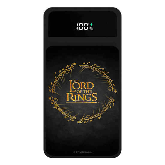 Carregador Portátil Turbo 10000mah Preto - The Lord of the Rings - Espiral