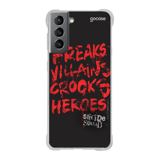 Capinha para celular Esquadrão Suicida - Freaks