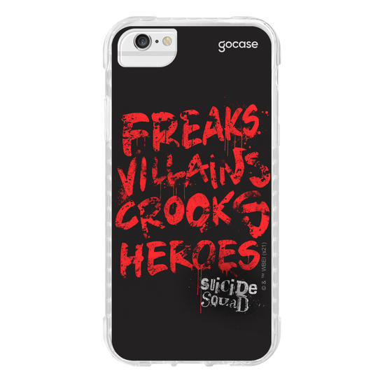 Capinha para celular Esquadrão Suicida - Freaks