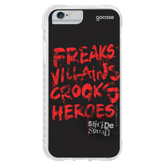Capinha para celular Esquadrão Suicida - Freaks