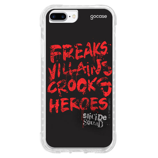 Capinha para celular Esquadrão Suicida - Freaks