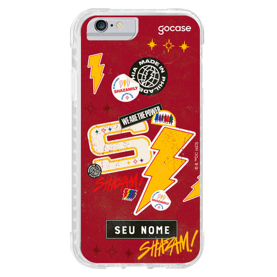 Capinha para celular Shazam - Patches