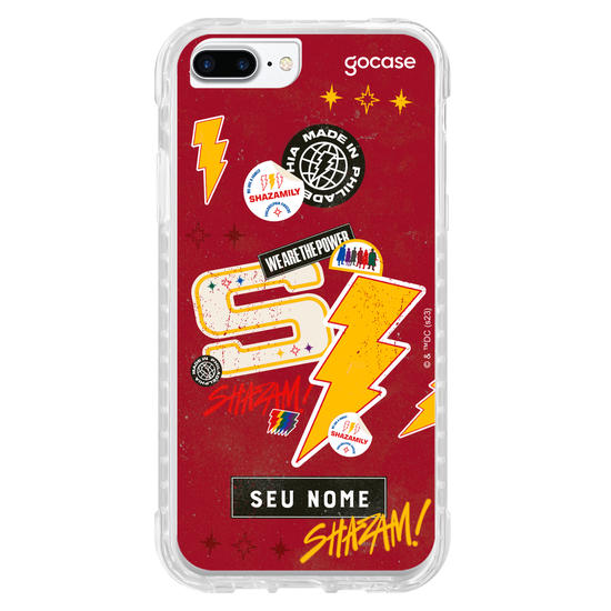 Capinha para celular Shazam - Patches