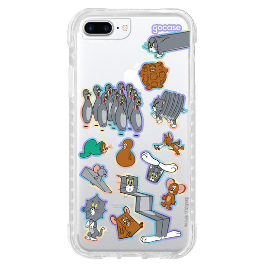 Capinha para celular  Tom & Jerry - Caos e Confusão Stickers