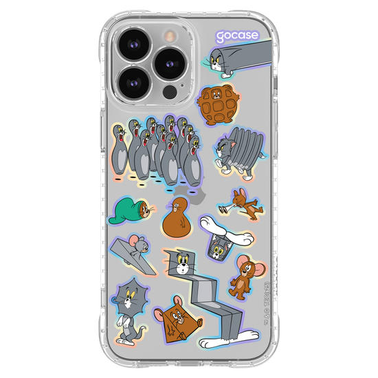 Capinha para celular  Tom & Jerry - Caos e Confusão Stickers