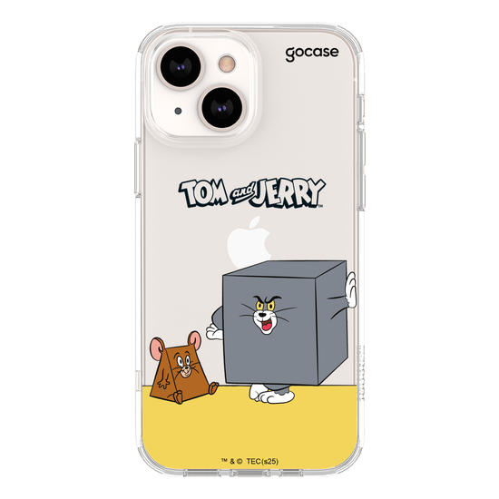 Capinha para celular  Tom & Jerry - Dupla Geométrica