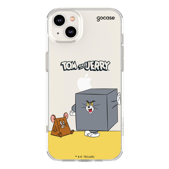 Capinha para celular  Tom & Jerry - Dupla Geométrica