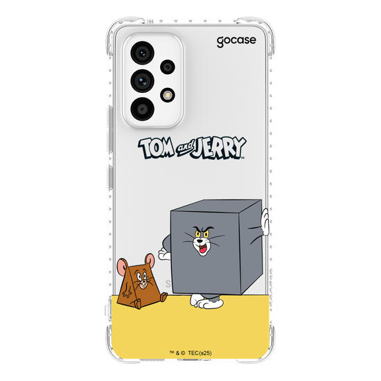 Capinha para celular  Tom & Jerry - Dupla Geométrica