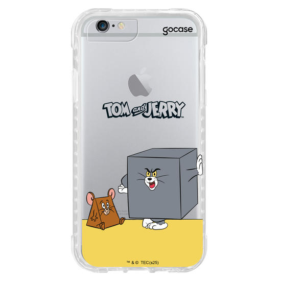 Capinha para celular  Tom & Jerry - Dupla Geométrica