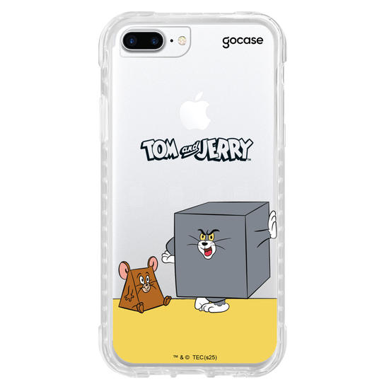 Capinha para celular  Tom & Jerry - Dupla Geométrica
