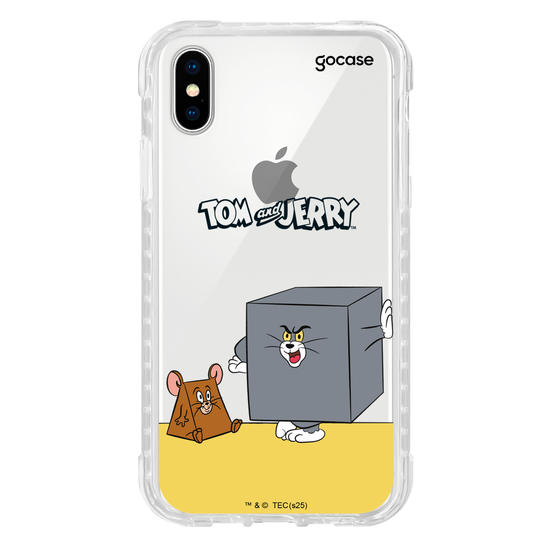 Capinha para celular  Tom & Jerry - Dupla Geométrica