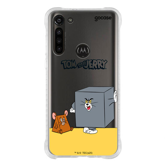 Capinha para celular  Tom & Jerry - Dupla Geométrica
