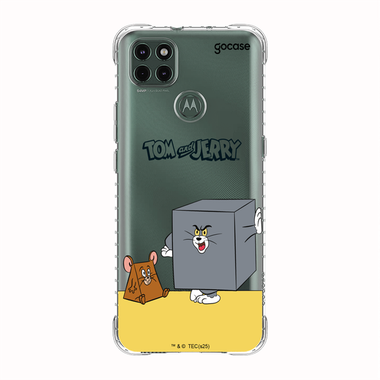 Capinha para celular  Tom & Jerry - Dupla Geométrica