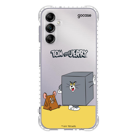 Capinha para celular  Tom & Jerry - Dupla Geométrica