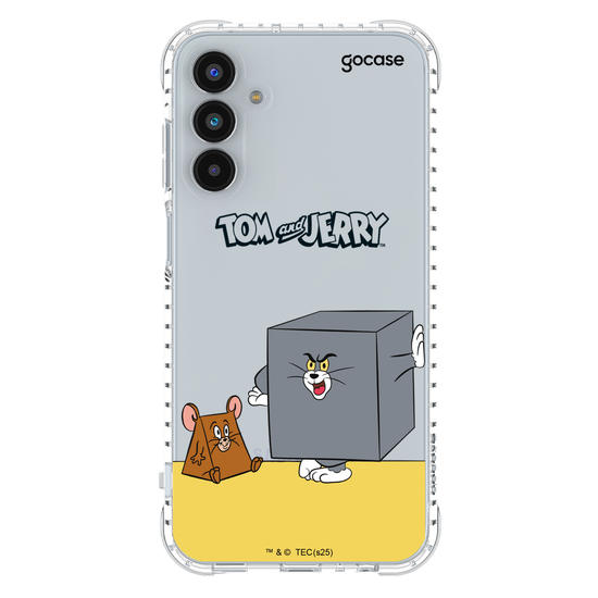 Capinha para celular  Tom & Jerry - Dupla Geométrica