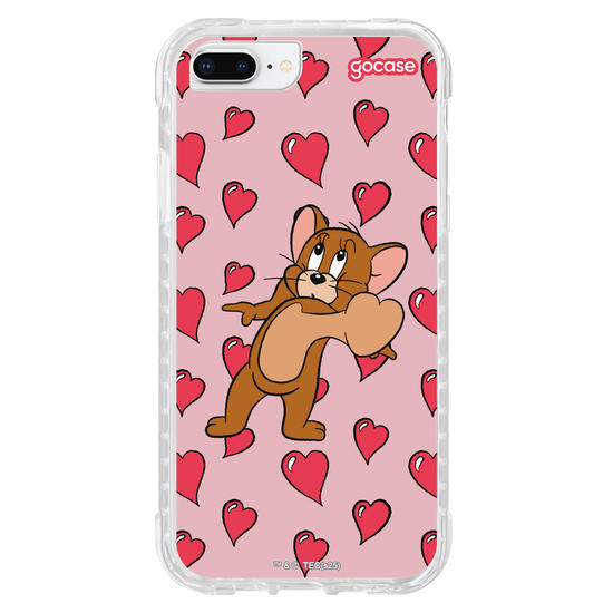 Capinha para celular  Tom & Jerry - Jerry Apaixonado