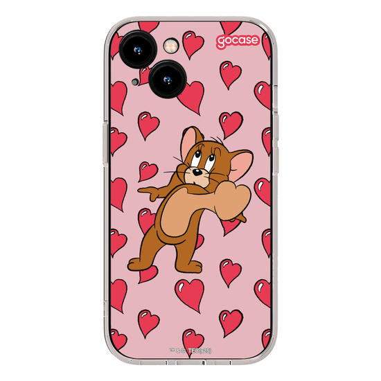 Capinha para celular  Tom & Jerry - Jerry Apaixonado