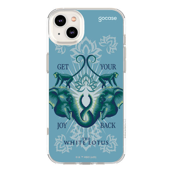 Capinha para celular  The White Lotus - Animais e Arabescos