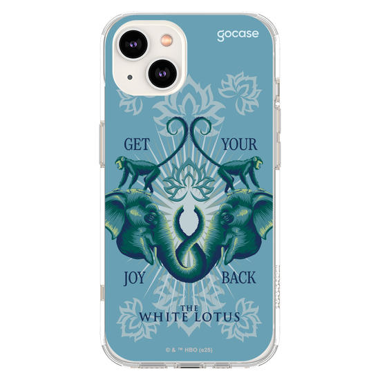 Capinha para celular  The White Lotus - Animais e Arabescos
