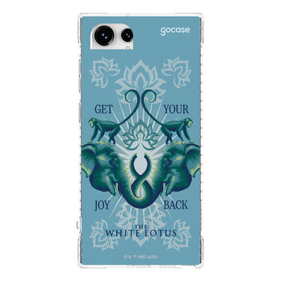 Capinha para celular  The White Lotus - Animais e Arabescos