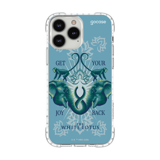 Capinha para celular  The White Lotus - Animais e Arabescos