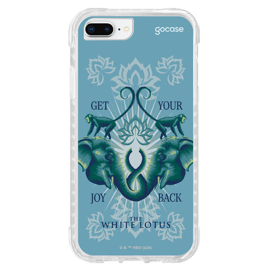 Capinha para celular  The White Lotus - Animais e Arabescos