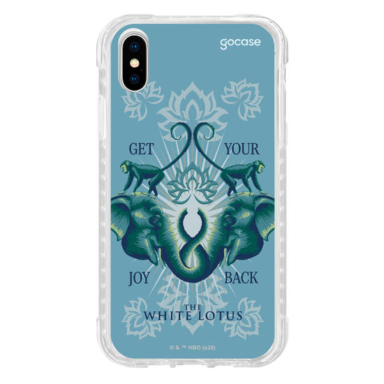 Capinha para celular  The White Lotus - Animais e Arabescos
