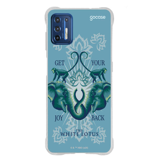 Capinha para celular  The White Lotus - Animais e Arabescos