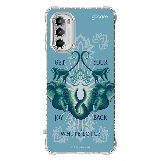 Capinha para celular  The White Lotus - Animais e Arabescos