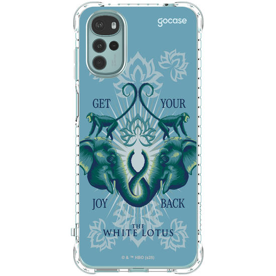 Capinha para celular  The White Lotus - Animais e Arabescos